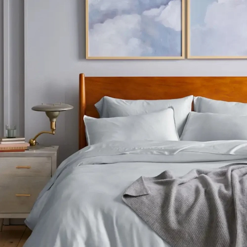 Quince Bamboo Duvet Cover Mist King/Cal King